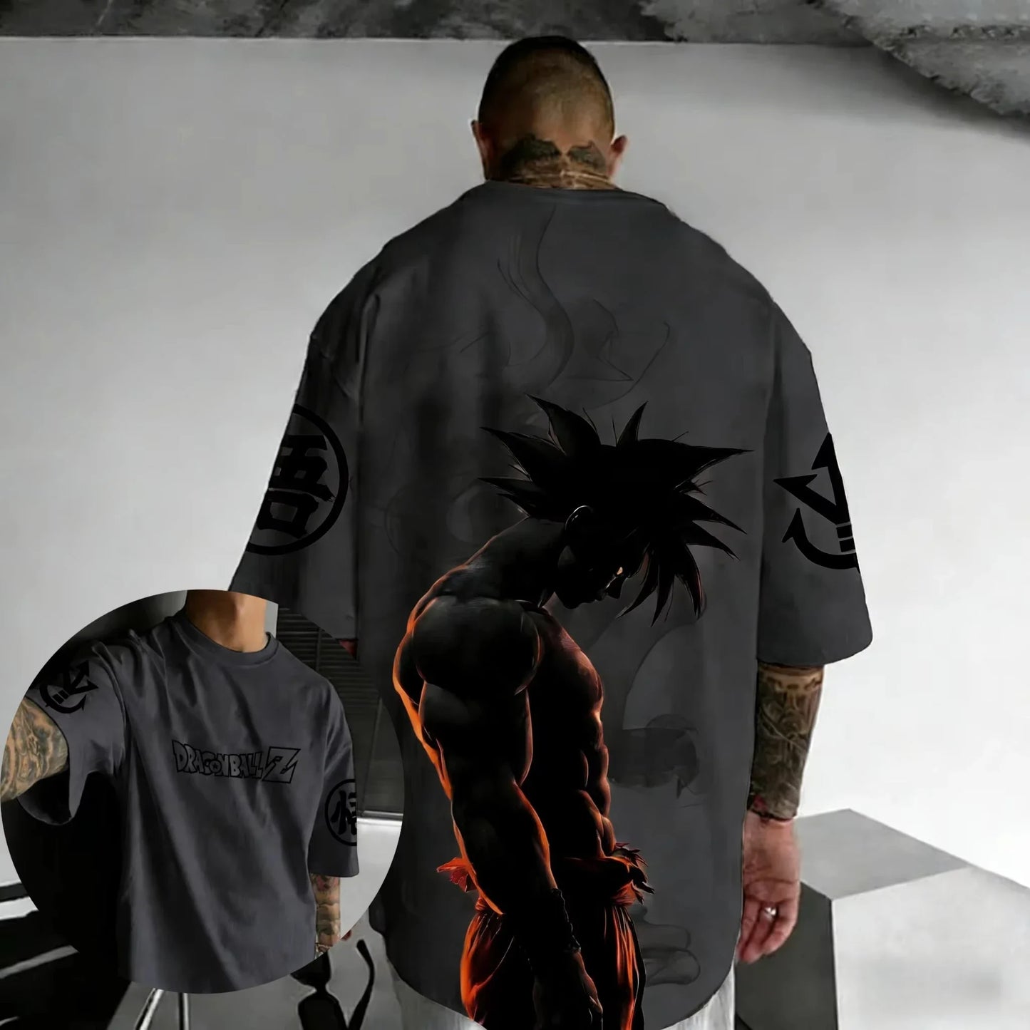 Dragon Ball Japanese Anime Men's T-Shirt Boys Children Harajuku Style Short Sleeve Kids Goku Top Summer Fashion Clothing