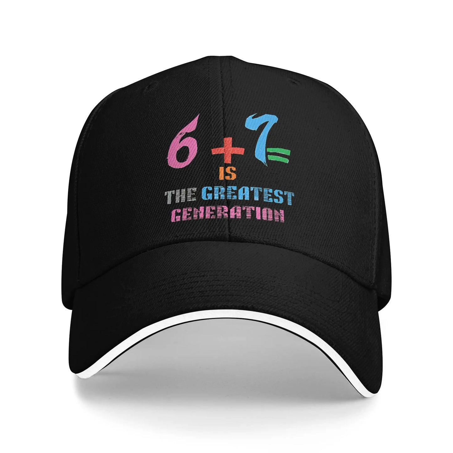 67 Six Seven 6-7 Baseball Cap Popular Steal Brainrot Gaming Meme Sandwich Caps Men Women Breathable Dad Hat Outdoor