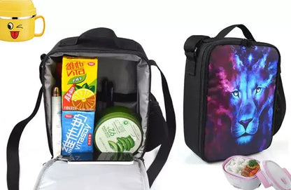 Child Hot Game F-FortniteS Insulated Large Capacity Bag for Boy Girl Student Outdoor Picnic Resuable Thermal Cooler Lunch Box