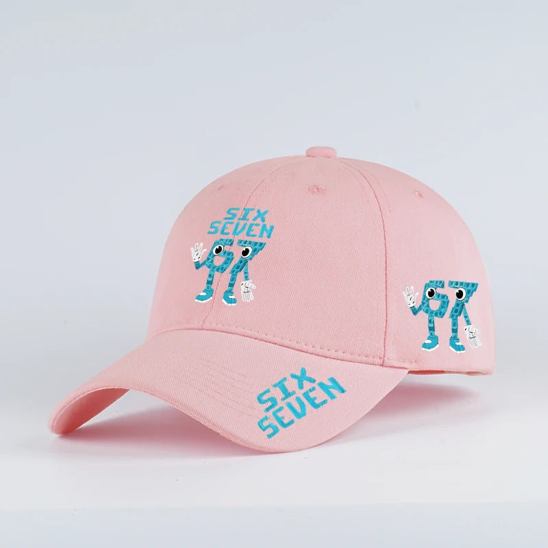 Casquette de baseball imprimée style cartoon rétro '67 - Casquette à visière plate ajustable - Casquette unisexe streetwear hip-hop - Casquette « Dad Hat »
