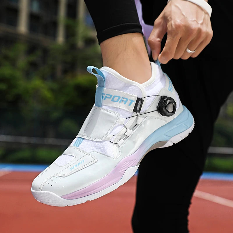 Badmintonsko til mænd, skridsikre og støddæmpende sko, tennissko i høj kvalitet, Pro sneakers til udendørssport for mænd og kvinder