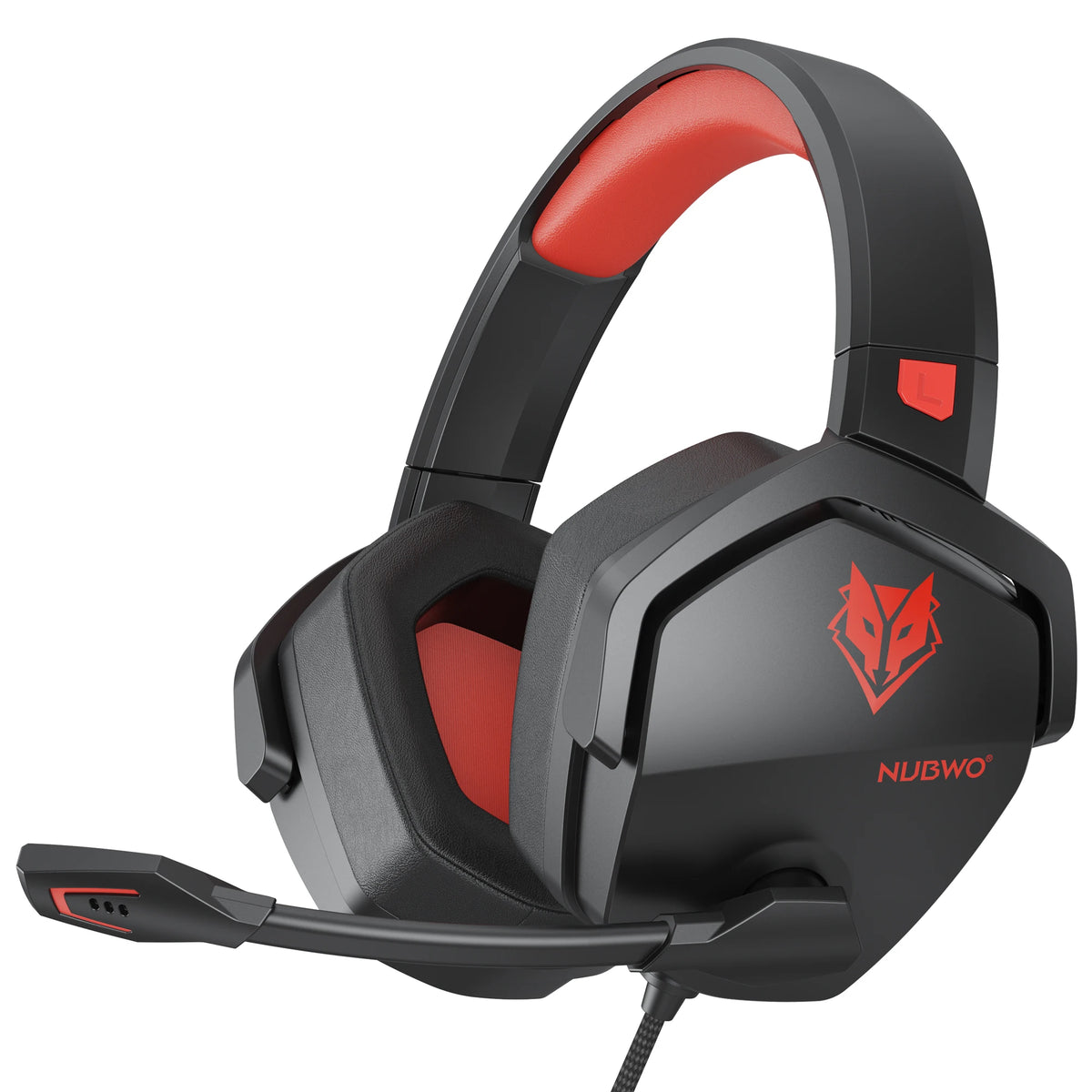 Casque de jeu NUBWO N16 – Micro antibruit, son stéréo et casque de jeu au design confortable pour PS5, PS4, Xbox One