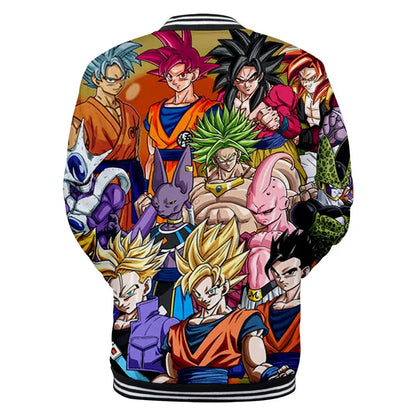 Dragon Ball Goku Kid Men Zipper Hoodie Cartoon Japan Style Anime Women Sweatshirt 2025 New Fashion Children Jackets Coat, produit gaming premium Fraquane