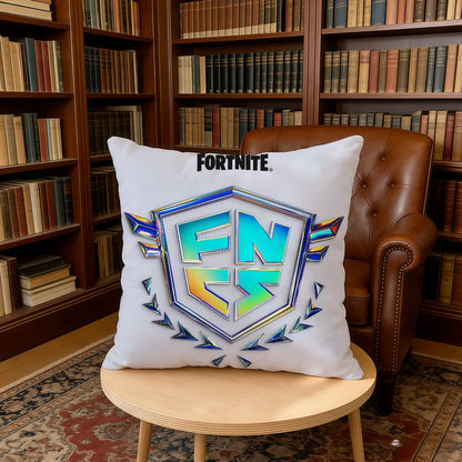 F-FORTNITE-ES Capa de almofada gaming para casa e escritório, presente de aniversário, macia e suave para a pele