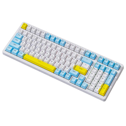 K3 MAX Mechanical Keyboard Hotswap Red/Green Shaft Gamer Keyboard USB Wired RGB Backlight 100 Keys Russian for Computer Laptop