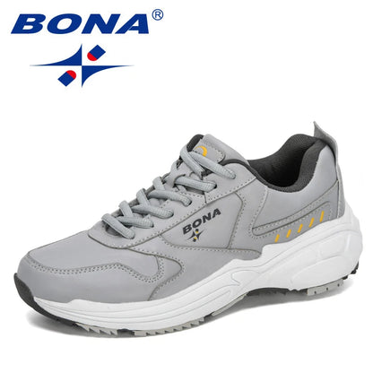 BONA  New Designers Classics Sneakers Running Shoes Women Outdoor Sports Shoes Comfortable Running Shoes Ladies Walking Shoe