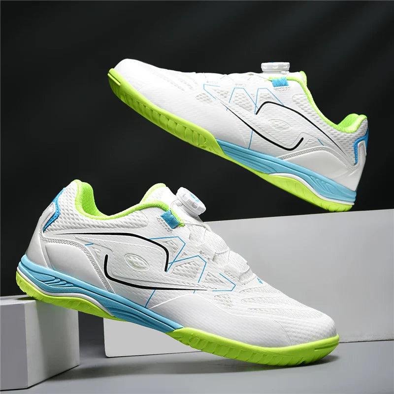 Exceptional Anti-Slip Table Tennis Shoes for Men and Women with Blue Outdoor Gym Ping Pong Practice and Professional Shoes