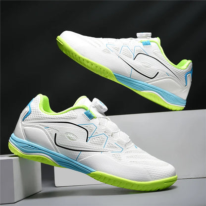 Exceptional Anti-Slip Table Tennis Shoes for Men and Women with Blue Outdoor Gym Ping Pong Practice and Professional Shoes