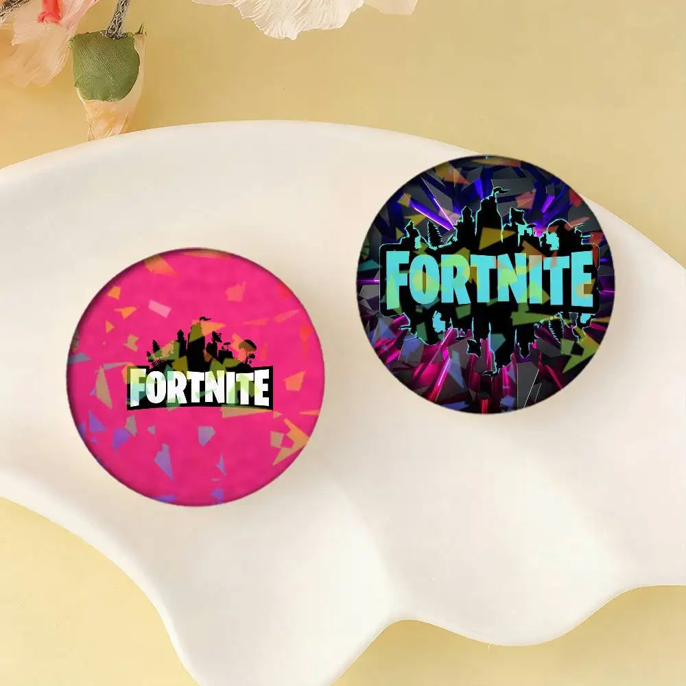 Game F-Fortnite-Logo-Druck für Laser-Abzeichen, Ansteckpin für Rucksack, Kleidung, Hut, Broschen-Dekoration, Kunstgeschenke
