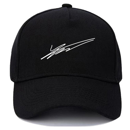 Kpop ATEEZ Member Signature Baseball Cap Adjustable Size Graphic Print Men's or Women's Casual Sun Hat for Aniteez