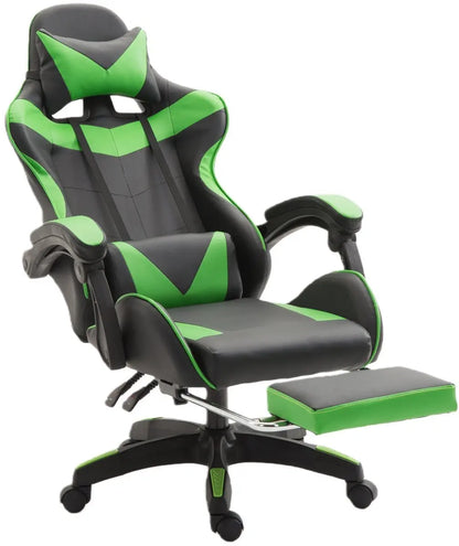 Gaming-Stuhl Gaming-Sessel höhenverstellbarer Bürostuhl mit verstellbarer Liegefunktion, Katzenohren und Kissen