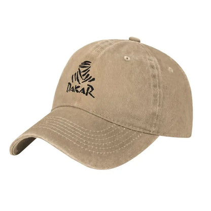 Vintage Racing Off Road D-Dakares Rally Baseball Caps Unisex Style Distressed Washed Sun Cap Travel Unstructured Soft Caps Hat