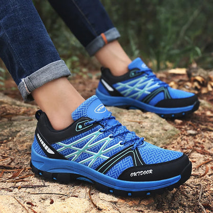 Marken-Wanderschuhe für Herren, atmungsaktive Mesh-Reiseschuhe, wasserdichte Outdoor-Schuhe für Jagd und Angeln, Berg-, Offroad-, Reit- und Sportschuhe