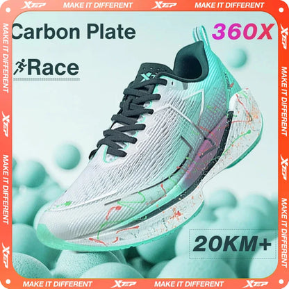 Xtep 360X professionelle Laufschuhe für Herren, Carbon-Platte, Marathon-PB-Sportschuh, leichtes ETPU-Material, Sneakers 976119110080