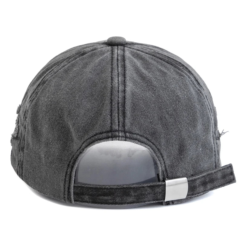 Casquette de baseball en coton délavé pour femme, motif étoile à cinq branches, style urbain « Dad Hat »