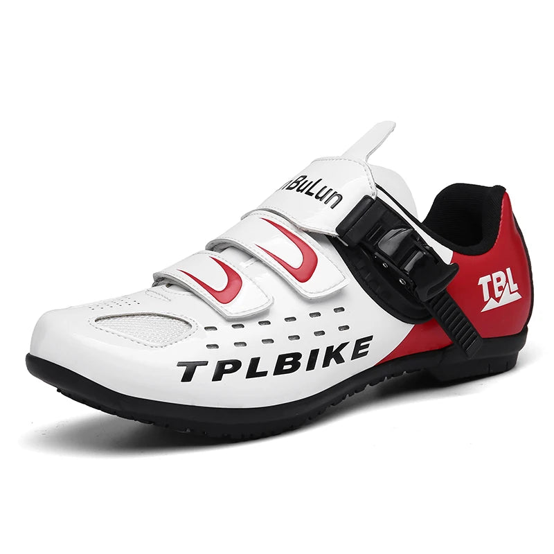New Men’s and Women’s Bicycle Shoes Outdoor Cycling Shoes with Three Functional Soles Professional Training Shoes