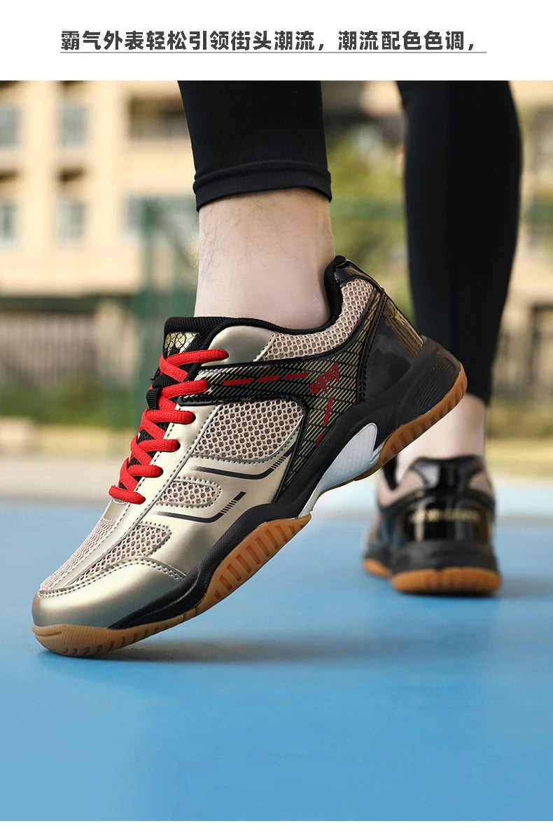 2025 New Professional Badminton Shoes Sneakers Men's Tennis Breathable Anti-Slippery Volleyball Sport Shoes for Men and Women