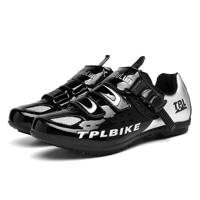 New Men’s and Women’s Bicycle Shoes Outdoor Cycling Shoes with Three Functional Soles Professional Training Shoes