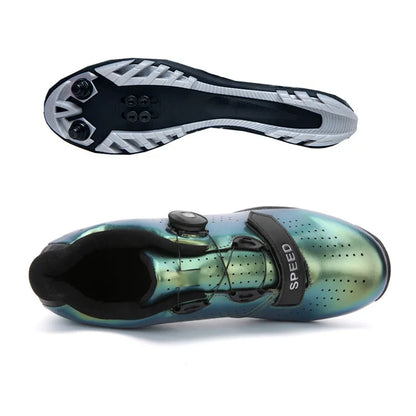 whytesole Men Cycling Sneaker Mtb Flat Shoes Cleat Self-Locking Mountain Bike Shoes Women Road Bicycle Cycling Shoe Dirt