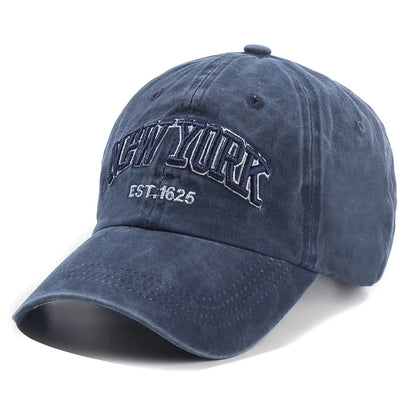 Czapka z pranej bawełny marki York dla mężczyzn i kobiet – czapki typu gorra, czapki snapback, czapki baseballowe, czapki przeciwsłoneczne, czapki typu dad hat, czapki outdoorowe