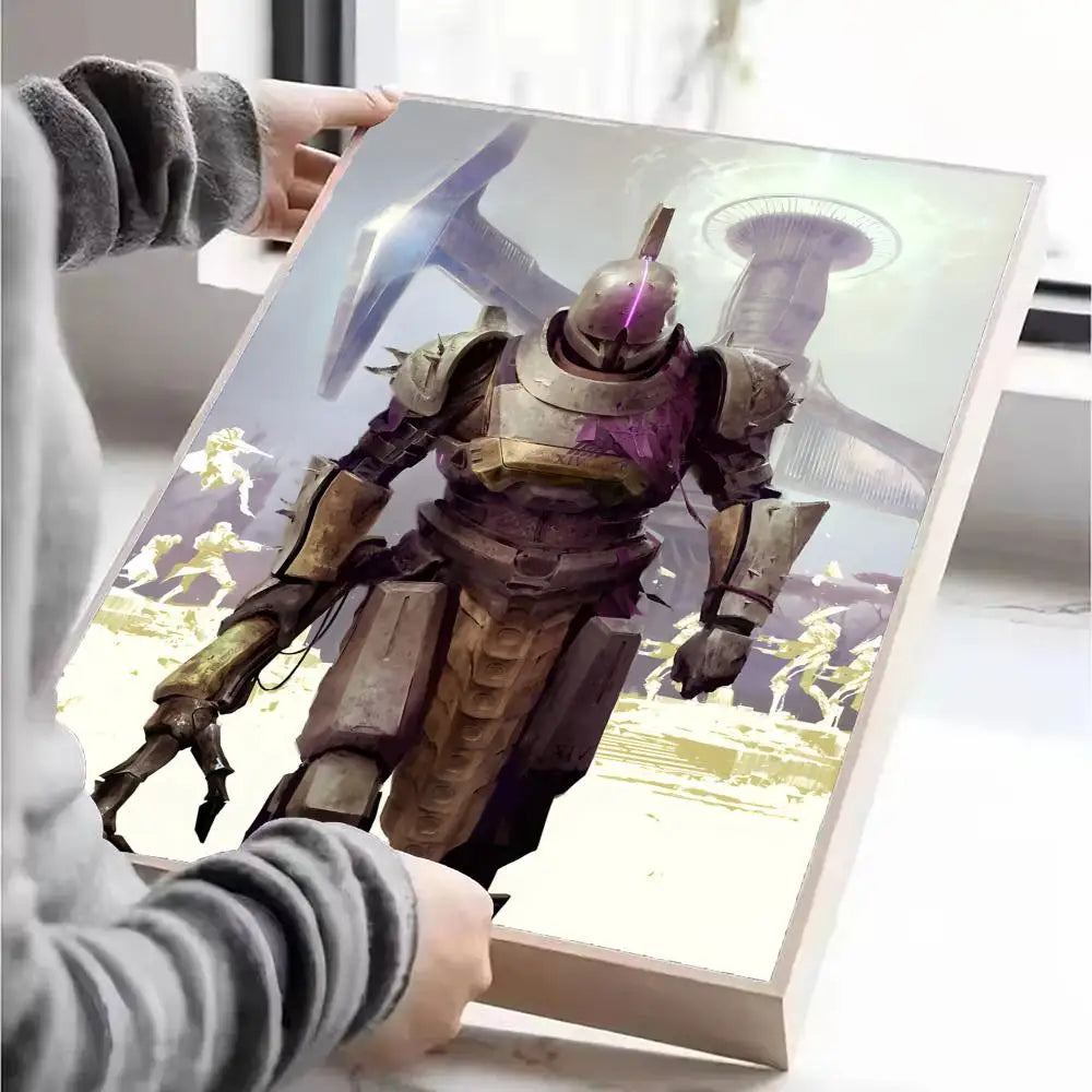 Destiny Poster Self-adhesive Art Waterproof Paper Sticker Coffee House Wall Decor