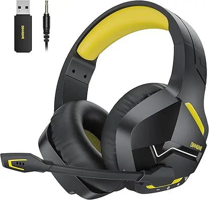 BINNUNE BW01 casque de jeu sans fil pour PC PS4 PS5 Playstation 4 5, 2.4G sans fil Bluetooth USB casque de joueur avec micro