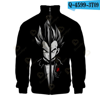 Japan Anime Harajuku Manga Dragon Ball Hoodies Sweatshirt Streetwear Winter Pullover Fashion Long Sleeve Men 3D Print Clothing
