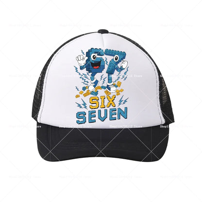 Casquette de baseball Steal A Brainrot 67 Six Seven, motif cartoon/anime, lettres de l'alphabet A à Z, pour garçons et filles, ajustable, sport et mode, couvre-chef pour adulte, cadeau