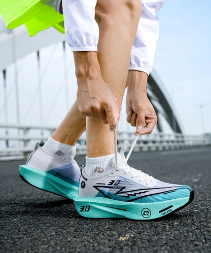 Sapatilhas de Homem em Mesh Confortáveis 2025, Ténis de Corrida com Placa de Carbono 3.0, Amortecimento, Desporto, Treino, Jogging e Corrida Especializada