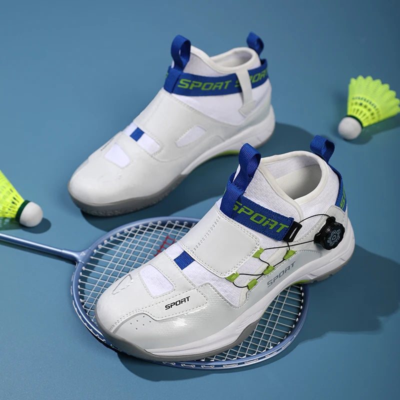 Badmintonsko til mænd, skridsikre og støddæmpende sko, tennissko i høj kvalitet, Pro sneakers til udendørssport for mænd og kvinder