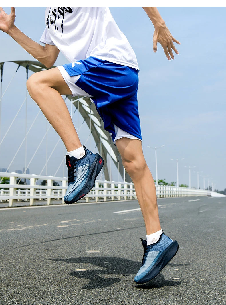 Sapatilhas de Homem em Mesh Confortáveis 2025, Ténis de Corrida com Placa de Carbono 3.0, Amortecimento, Desporto, Treino, Jogging e Corrida Especializada