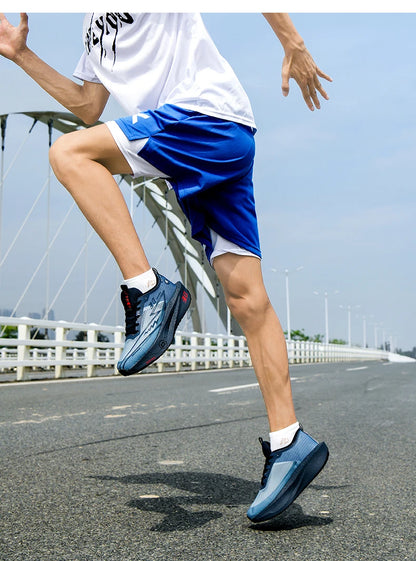 Sapatilhas de Homem em Mesh Confortáveis 2025, Ténis de Corrida com Placa de Carbono 3.0, Amortecimento, Desporto, Treino, Jogging e Corrida Especializada