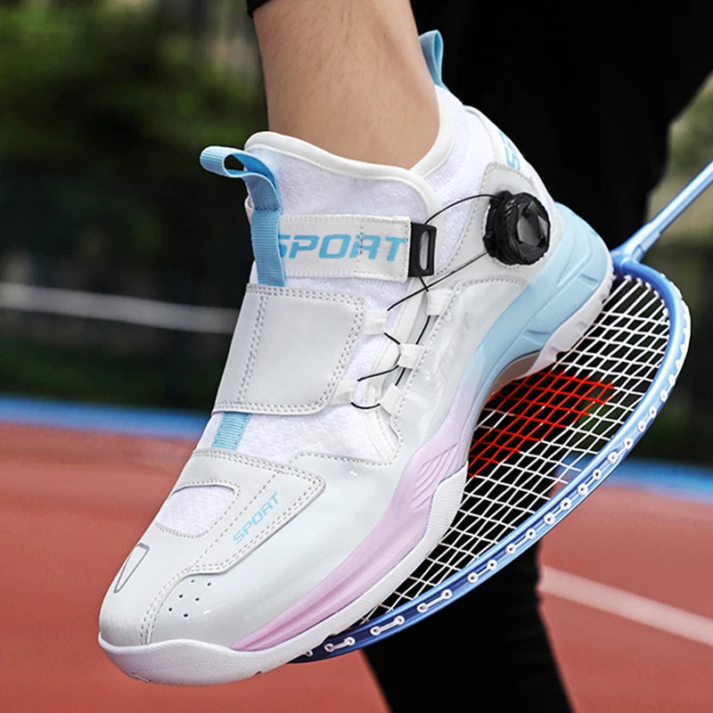 Badmintonsko til mænd, skridsikre og støddæmpende sko, tennissko i høj kvalitet, Pro sneakers til udendørssport for mænd og kvinder