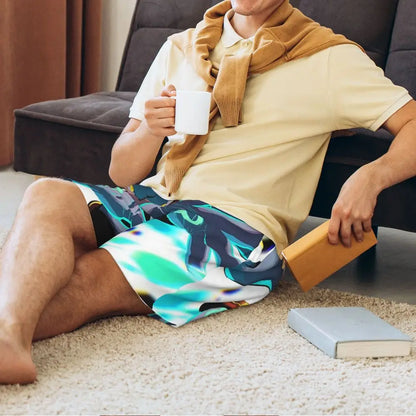 Custom Shadow The Hedgehog Sonic Poster Short Pajama Pants Men Sleepwear Sleep Lounge Bottom Shorts Sleeping Pants