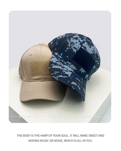 Velcro Strap CAMO Outdoor Baseball Hats Sunshade American New Unisex Versatile Sports Fashion Personal Peaked Caps Tactic Riding