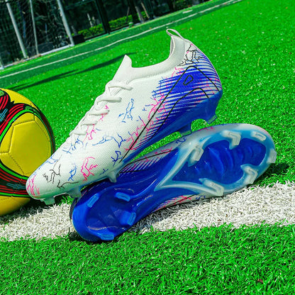 New Men's Football Boots Sneakers FG Soccer Shoes Training Wholesale Top Quality Cleats Non-Slip Drop Shipping Unisex Adult