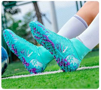 Neue professionelle Fußballschuhe für Herren, rutschfeste Fußballstiefel, Unisex, atmungsaktiv, für Futsal und Sport, neue Stollenschuhe, Dropshipping, ultraleicht