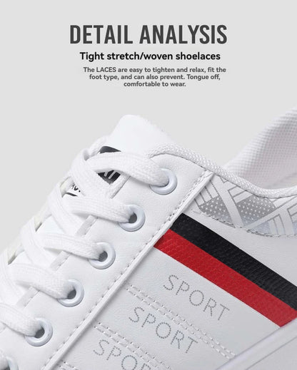 Men's Low-Top Skateboarding Sneakers - Breathable Synthetic Upper, Durable PVC Sole, Round Toe Design, Suitable for Casual and Formal Wear Skateboard Shoes, Casual Shoes, Stylish Lace-Up Design, Equipped with Comfortable Fabric