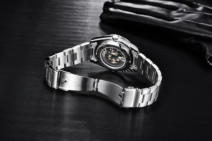 BENYAR 2025 Neue automatische mechanische Herrenuhr, Business-Sport-Luxus-Herrenuhr, 50M wasserdichte Uhr, Relogios Masculino