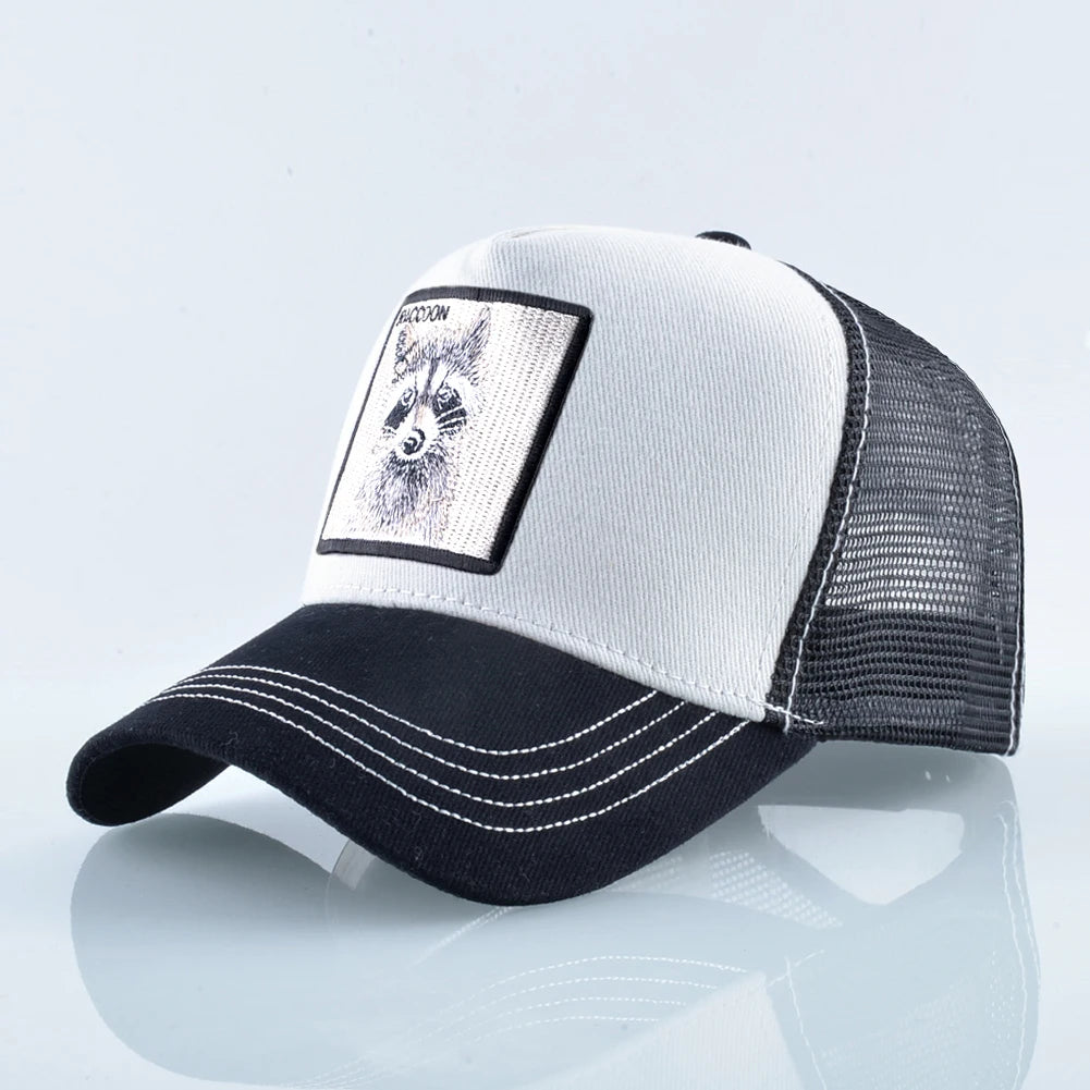 Spring Summer Baseball Cap With Lion Embroidery Patch Snapback Trucker Caps Men Women Drake Baseball Hats Four Season Sun Hat