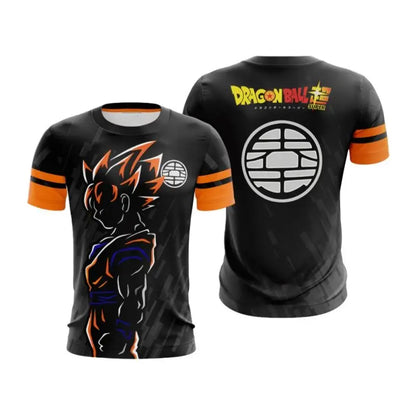 2026 Dragon Ball Z Men's T Shirt Vegeta Streetwear Trend Y2K Harajuku Summer Vegeta T-shirt Anime Saiyan Short Sleeved Goku Tops