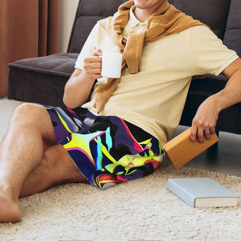 Custom Shadow The Hedgehog Sonic Poster Short Pajama Pants Men Sleepwear Sleep Lounge Bottom Shorts Sleeping Pants