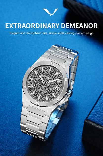 Relógio Masculino Specht&Sohne 2025 Novo 38MM Automático, Movimento Japonês Miyota 8215, Aço, Vidro de Safira, Reloj Homb Impermeável
