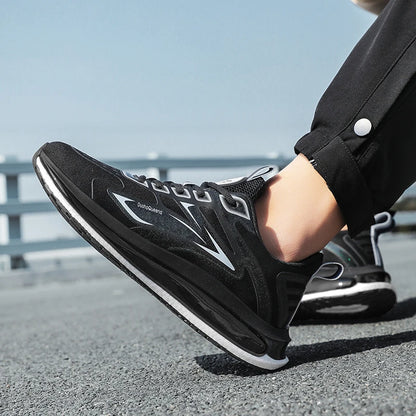 Baskets d'extérieur pour hommes, chaussures de course respirantes et antidérapantes à coussin d'air, de Jogging, de Sport, légères, décontractées