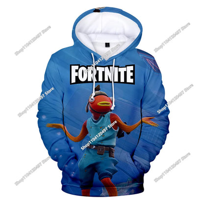 Fortnite-Cosplay-Sweatshirt, 3D-bedruckter Unisex-Gaming-Hoodie, lässige Anime-Kawaii-Jacke, Kinderkleidung, Geschenke