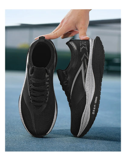 Specialty Marathon Men Running Shoes Carbon Plate Sports Breathable Lightweight Women's Comfortable Athletic Non-slip Sneakers