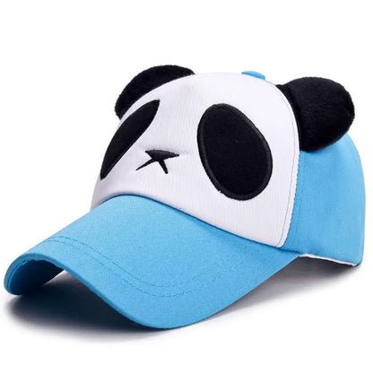 Casquettes de baseball d'été mignonnes avec panda pour hommes et femmes, casquettes hip-hop en coton à fermeture snapback, protection solaire, garçons et filles, casquettes d'extérieur, dropshipping