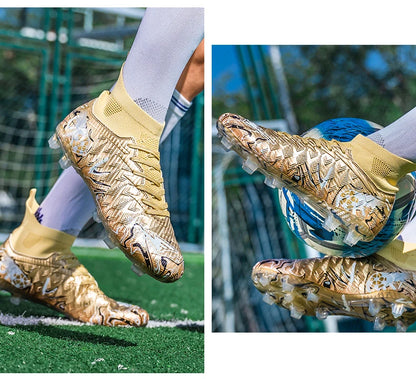 Neue professionelle Fußballschuhe für Herren, rutschfeste Fußballstiefel, Unisex, atmungsaktiv, für Futsal und Sport, neue Stollenschuhe, Dropshipping, ultraleicht
