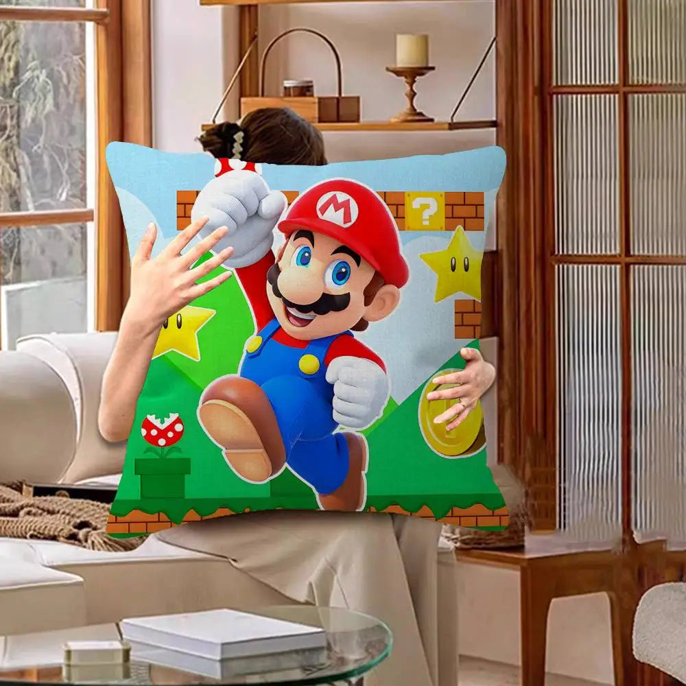Anime Supers M-Marios Pillowcases Home Bedding Decorative Pillow Cover Wedding Super Soft Pillow Case