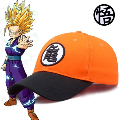 „Dragon Ball“ Son Goku unisex „Gui Wu“ siuvinėtos beisbolo kepurės, pavasario ir rudens lauko reguliuojamos kasdieninės kepurės, apsauginės nuo saulės kepurės